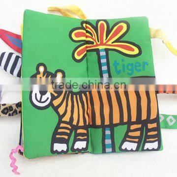 Kid Educational Jungle Cloth Book Baby Intelligence Early Developmental Learning To TW photo-4