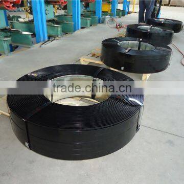 High Quality 16mm19mm32mm Black Painted Waxed Steel Strapping Mental Steel Strip photo-5
