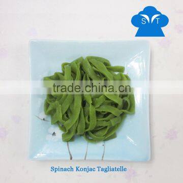 Factory Supply Fat Free Konjac Noodle/spinach Konjac Tagliatelle Shirataki photo-2