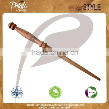 Human made wooden product wand by petals cocept from india