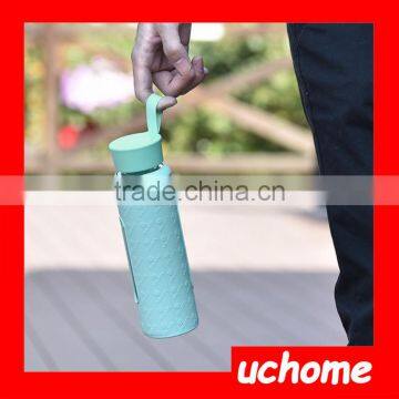 UCHOME 2017 Best Promotional Glass Silicone Water Bottle photo-5