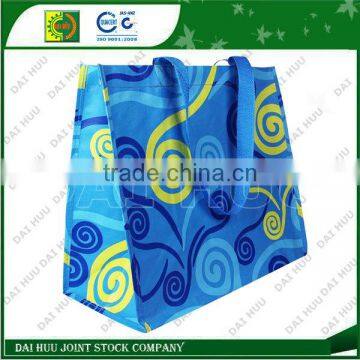 Reusable supermarket PP woven shopping bag