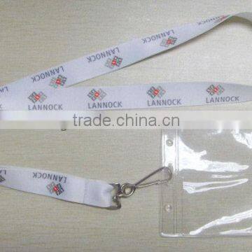 2013 polyester lanyard with zipper pocket