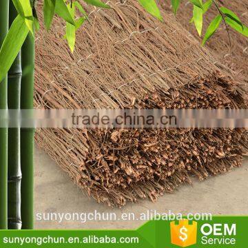 natural brezo heather decorative brushwood fence for support tree