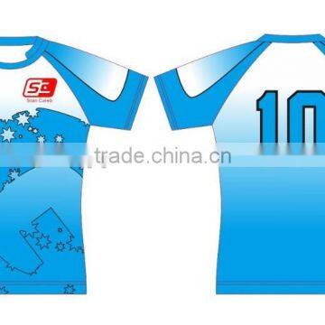 Hongen sports stretchable rugby jersey customed sublimation rugby kits wholesale