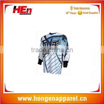 HongEn Apparel Latest Pro Downhill Jersey Fashionable Mountain Bike Jersey Blank Cycling Jerseys
