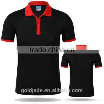 Promotional High Quality Polyester Worker Uniform Men Short Sleeve Polo Shirt photo-3