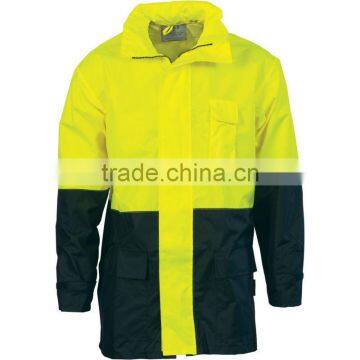 Hi Vis Two Tone Light weight Rain Jacket