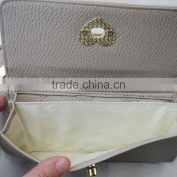 Hot Lady's pu Leather Heart Closure Latest Wallet photo-4