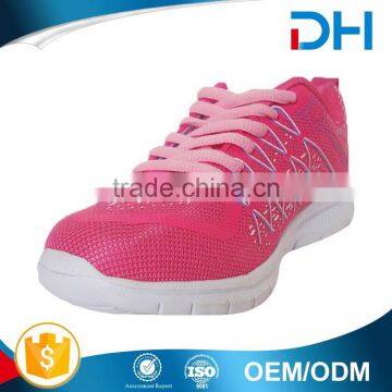 EVA outsole light weight pink color customize woman shoe