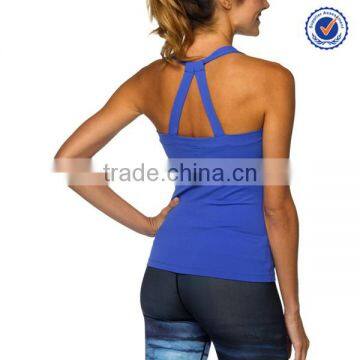 Ladies Tops Latest Design Clothing Women Yoga Tank Top photo-4