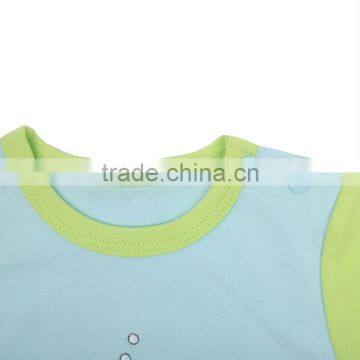 Summer Cool Baby Organic Romper Short Sleeve Kids Knitted Romper photo-3