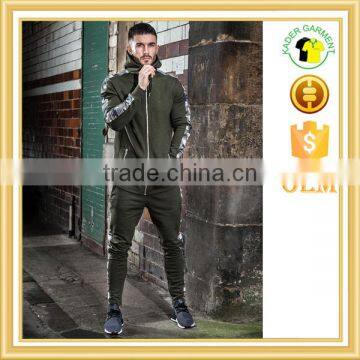 New hot tracksuit men camo contrast tracksuit europe fit tracksuit