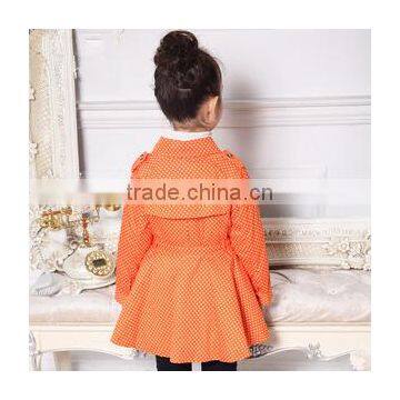 2016 Europe Winter Coat Girls Clothing Polka Dots Kid Coat Adore Children Clothing photo-2