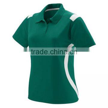 Polo Shirts Wholesale China 100 Polyester Dry Fit Women Golf Camisa Polo photo-4