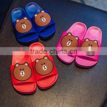 S17463A New style summer design kids beach slippers