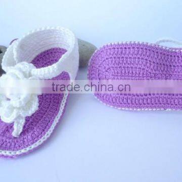 Dropship Hand Crochet Infant&toddler Newest Design Slippers Hot photo-3