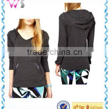 2016 New Style Soft Sweatshirt Fabric Hooded Sweatshirt