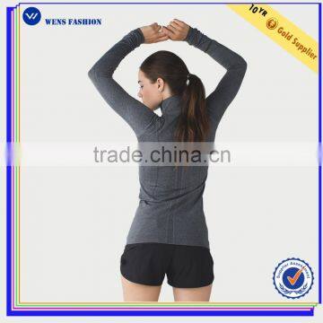 Dong Guan Sweatshirt Manufacturer Custom Half Zip Sweatshirt for Women photo-2