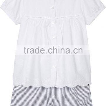 2017 Summer Season Custom Made Design for Kids Clothing T Shirt and Shorts Set photo-2