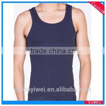 bodybuild-cutting pure colour tank top vest singlet for men