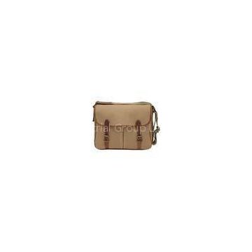 Large Capacy Khaki Mens Cotton Canvas messenger bag , cool messenger bags