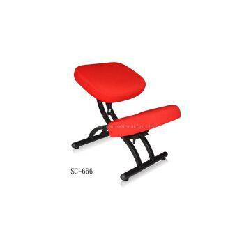 SC-666 Kneeling Chair with Nylon Caster,Made of  Elastic  Fabric