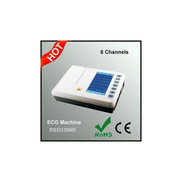 6 Channel ECG Machine