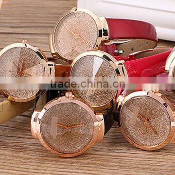 Women's bracelet watch PU leather movement hand watch