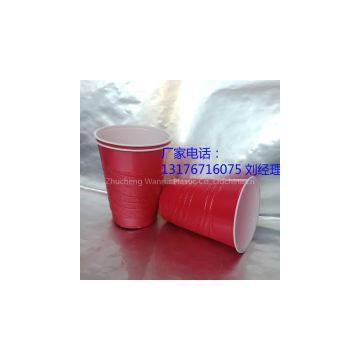red-white double color beer cup
