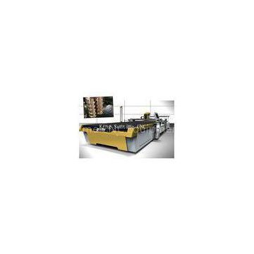 Continuous Up - Down Cutting Automatic Fabric Cutter Machine 75mm Thickness