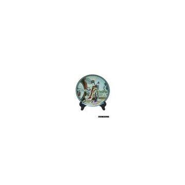 A Dream of Red Mansion Series Porcelain Decorative Plate