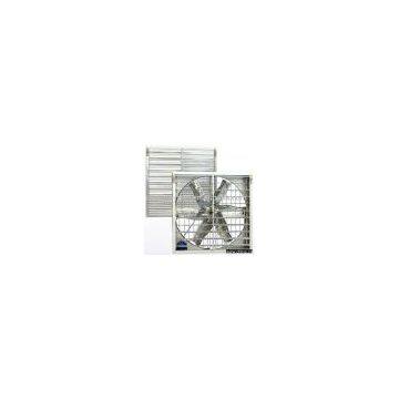 DJF(b) series double shutters type galvanized box fan/chicken house fan