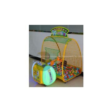 Kids excavator amusement equipment