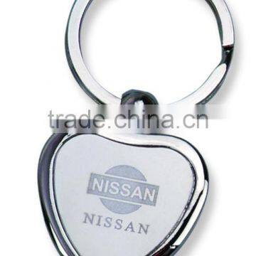 2016 Custom Made Metal Lovers Heart Shape Key Chain