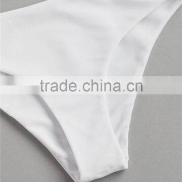 Teen Girl Bathing Suit One Shoulder Swimsuit Woman Seamless Reversible Bikini photo-5