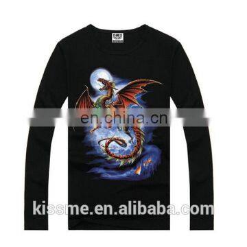 custom screen printing long sleeve men's t shirt