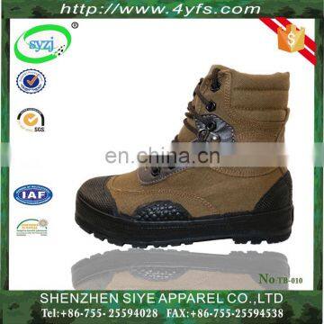 functional mens' leather army combat boots