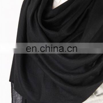 Worsted 80s Cashmere Diamond Pattern Thin Soft Shawl Autumn Winter Lady Plain Color Jacquard Pashmina Scarf photo-6