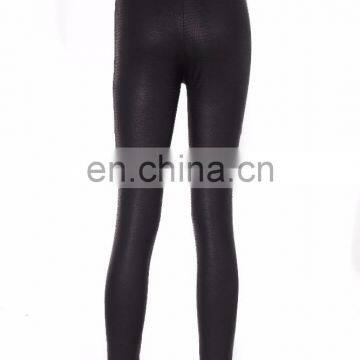 Gothic Snake Skin Imitation Garter Belt Detail Leggings photo-2