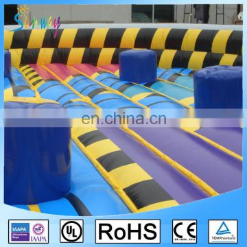 2017 Custom inflatable wipeout,inflatable wipeout course for sale