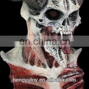 Deluxe Quality Screaming Novelty Masks Fancy Dress Rubber Latex Demon mask for Satan