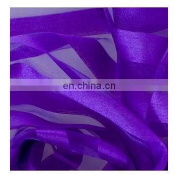 Polyester Stripe Organza Fabric for Garments photo-2