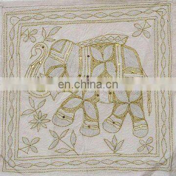 JARI ELEPHANT EMBROIDERY CUSHION COVERS Mixed Elephant Designs photo-2