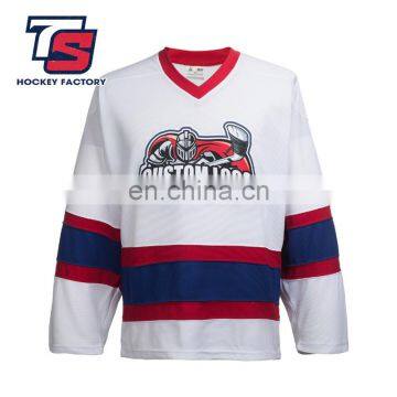 Made In China Wholesale Blank Men'S Hockey Jersey photo-2