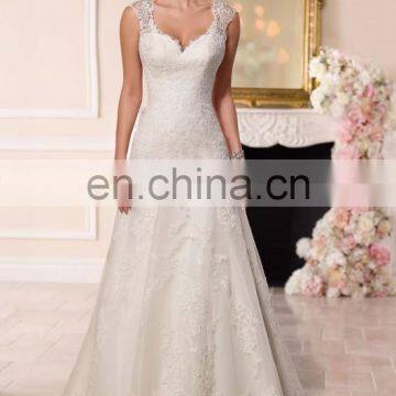 Gorgeous A line sweetheart wedding dress for women