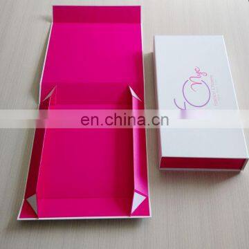 Cash Coupon Available Nice Pale Pink Printed Magnetic Closure Apparel Gift Folding Box photo-6