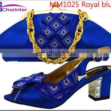 Italian Evening Shoes African Party Shoes and Matching Bag photo-4