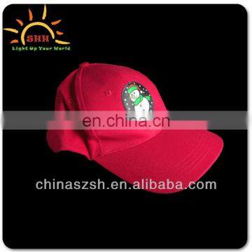 Factory direct sale light up LED cap with 100% cotton