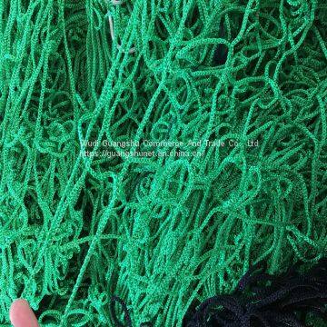 Nylon and pe System of five people White and orange Football net Stadium fence